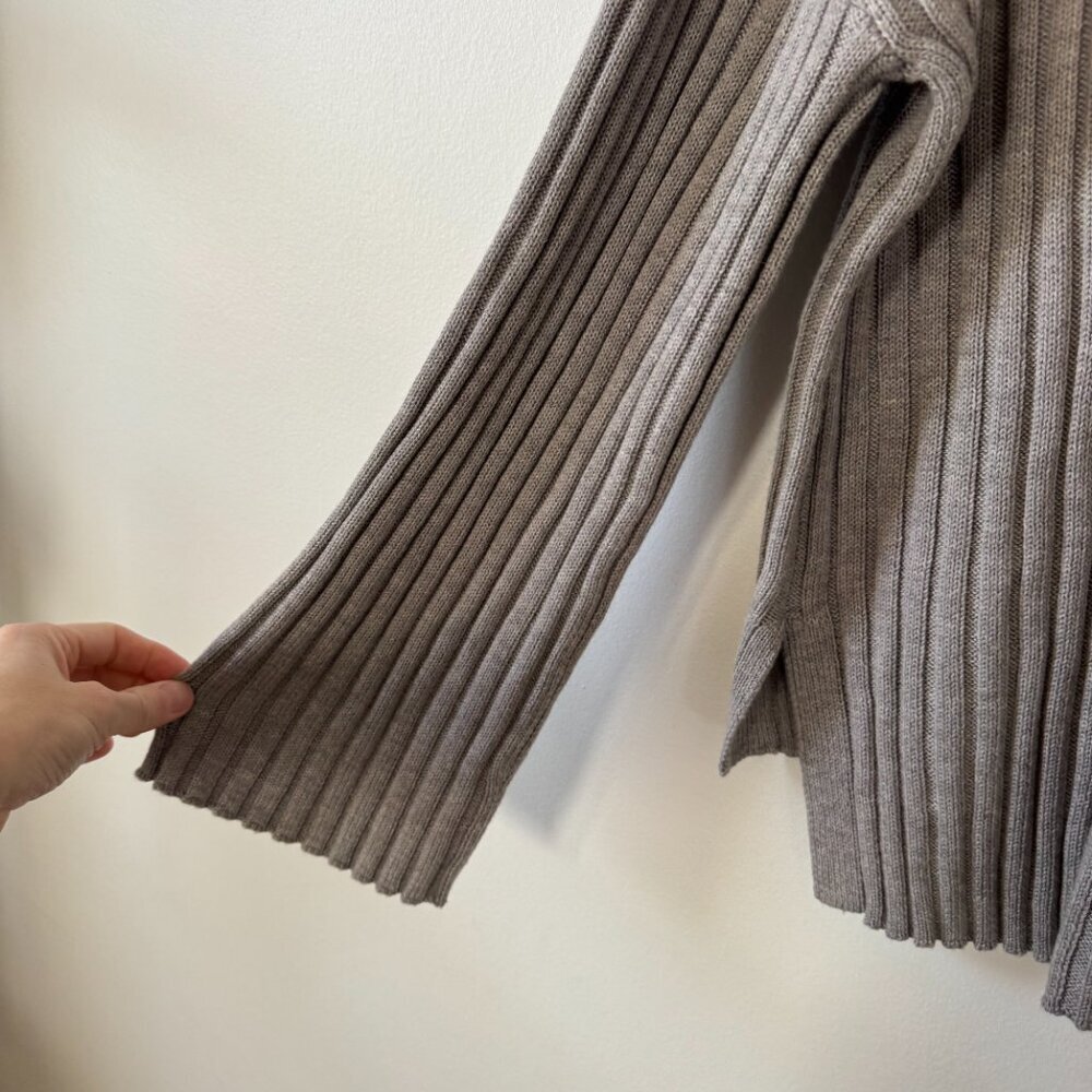 Tularosa Ribbed Hi-Neck Sweater Grey - Picture 4 of 9